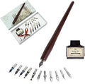 Calligraphy Pens Set -Wooden Dip Pen Handcrafted Calligraphy Set by OPENDGO