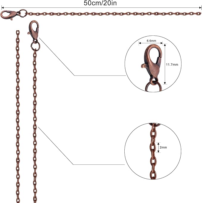 Lemonkey 24 Pack Necklace Chains Bulk - Image 2
