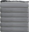 Bulk Twin Fitted Sheet Only Deep Pocket 6 Pack, Quick Sort Bottom Bed Sheets by Culve