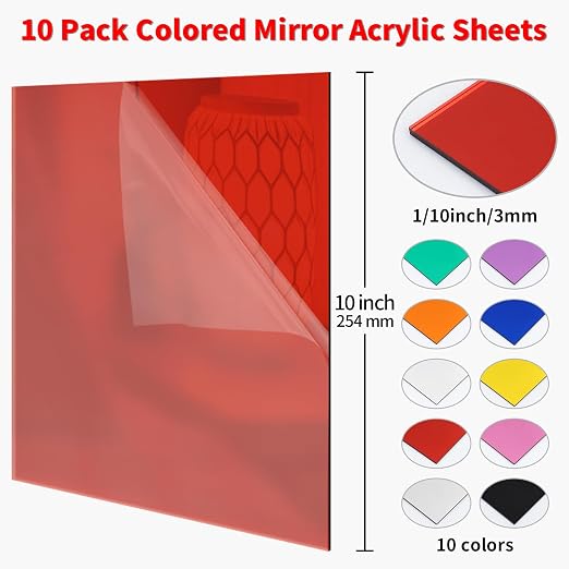 Mirror Acrylic Sheets 1/8 ” Thick - Image 2