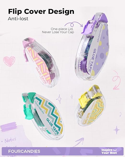 Four Candies Double Sided Tape Roller - Image 3