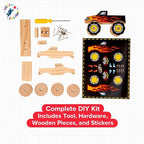 Little Jupiter DIY Wooden Kits w/Stickers - Image 4