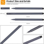 iBayam Fineliner Pens, Slim Barrel, Fine Point 0.38mm, Journaling, Note-Taking - Image 3
