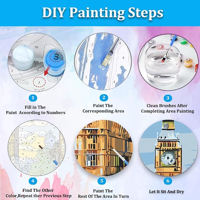Artunion Framed Paint by Numbers Kit - Image 6