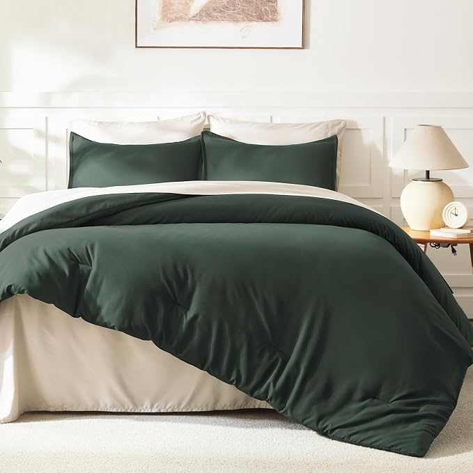 Litanika Forest Green Oversized King Comforter Set Super King Plus Size - Image 6