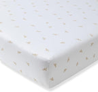 Burt's Bees Baby Essential Organic Cotton Fitted Crib Sheet, Breathable by BurtsBeesBaby