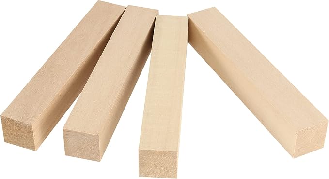 JAPCHET 20 PCS 6 x 1 x 1 Inch Basswood Carving Blocks, Natural Whittling Blocks - Image 5