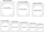 Round Stencil, Template Stencil, Large Stencil - Image 2