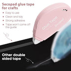Secopad 8 Pack Scrapbook Tape, Double Sided Tape - Image 3