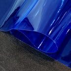 30x135cm Transparent PVC Vinyl, 0.4mm Neon Solid Color Waterproof Fabric Super - Image 3
