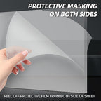 CALPALMY 12 x 12 Inch Clear Acrylic Sheet Plexiglass 1/4" Thick; Use - Image 2
