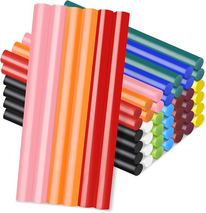 Manarty Colored Hot Glue Stick, Adhesive EVA Glue Sticks by Manarty