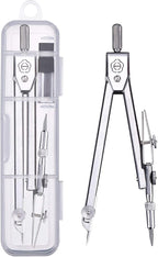 Drawing Compass and 6 Inch Protractor, Student Geometry Math Set - Image 4