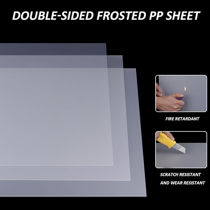 0.5mm Frosted Translucent PP Sheets, Flexible PVC Board - Image 7