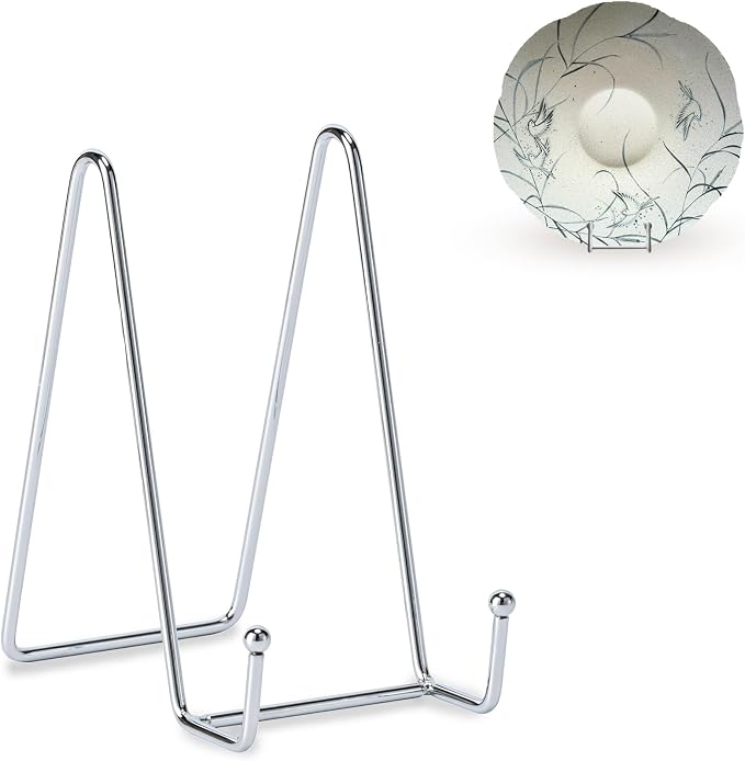 Hoewina Plate Stands for Display, Plate Holder Display Stands, Metal Frame by Hoewina