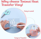 Tintnut Plaid Heat Transfer Vinyl, 10 Sheets 12"x10" Iron on Vinyl | Colorful - Image 3
