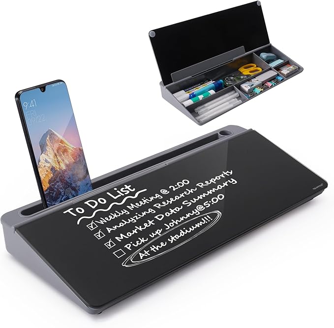 TSJ OFFICE Desktop Whiteboard Dry-Erase-Board by TSJOFFICE-WipeCleanThinkGreenWorkSmart