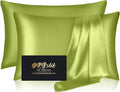Silk Pillowcase 2 Pack, Natural Mulberry Silk Pillow Cases, Anti Acne Silk by HOME