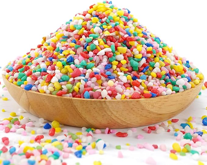 TOYPOPOR 6 lb Decorative Rocks, Mini Rainbow Gravel Pebbles Aquarium Gravel - Image 4