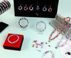 XJRLUK Glass Beads Bracelet Making Kit, Crystal Glass Round Beads Friendship - Image 7