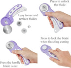 Headley Tools Rotary Cutter Set - 45mm Fabric Cutter - Image 2