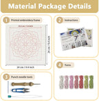 Doodlream Mandala Flower DIY Punch Needle Embroidery Kit - Image 2