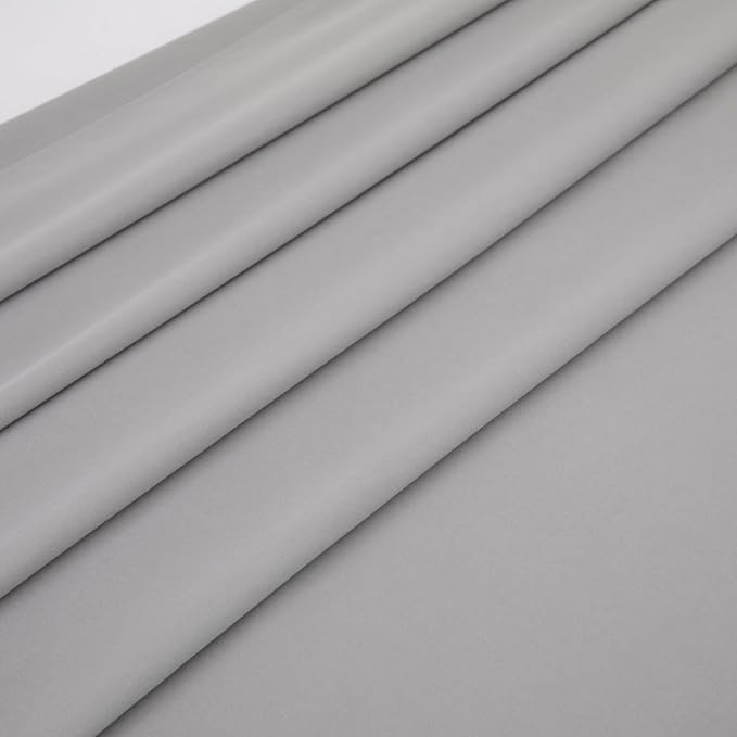 Queen Flat Sheet Only， 90x102Inch Light Gray - Image 4
