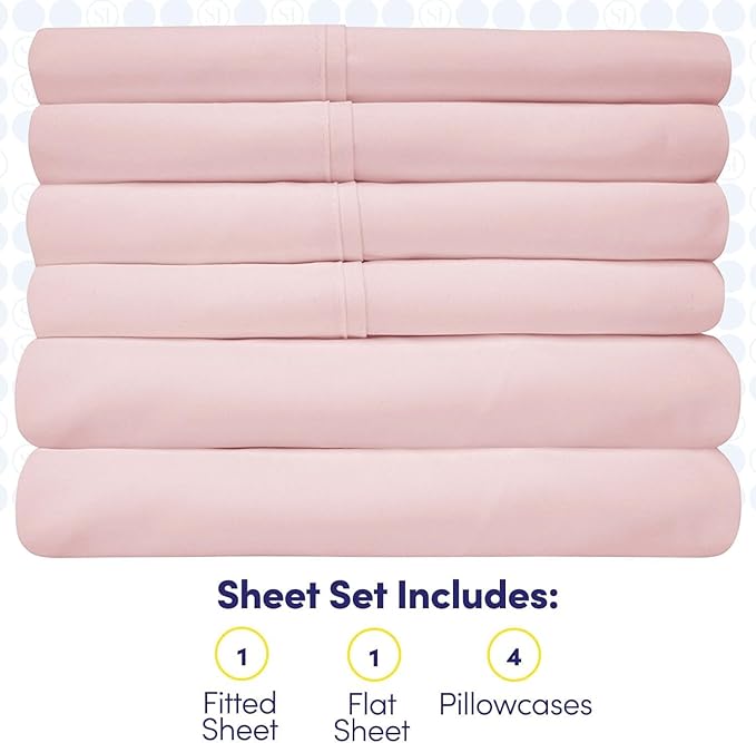 Sweet Home Collection 6 Piece 1500 Supreme Collection Brushed Microfiber Deep - Image 4