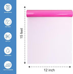 Neon Pink Glitter Heat Transfer Vinyl 12" x 15 ft HTV - Image 2