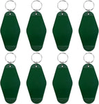 8PCS Motel Keychain Blank Hotel Key Tags Holder by PPhtony