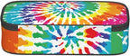 Colorful Tie Dye Rainbow Pencil Case Organizer Big Capacity Pencil Pouch - Image 3