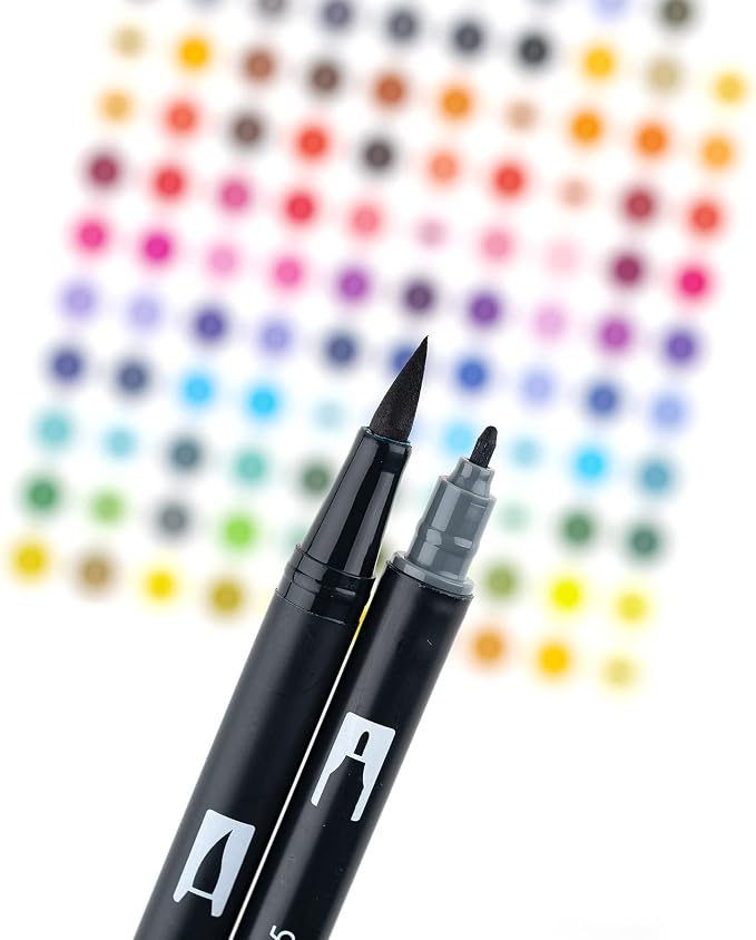 Tombow 56171 Dual Brush Pen Art Markers, Brush and Fine Tip Markers - Image 5