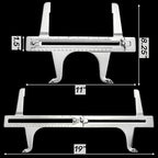Tlence Steel Brake Resetting Gauge, Drum Brake Measuring Tool, Heavy Duty Dual - Image 2