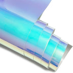 Holographic Heat Transfer Vinyl Roll 12 Inch x 6 FT, Metallic Sheen Iron On by Unknown