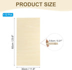 PATIKIL 12x24x1/4 Basswood Sheets - Image 2