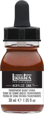 Liquitex Professional Acrylic Ink, 1-oz Jar, Transparent Burnt Sienna by Liquitex