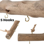 15-Inch Driftwood Wall Hanging Jewelry Hanger - Image 3