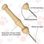 BEUNITONE Dog Punch Needle Kit for Beginners, Animals Starter Embroidery Kits - Image 3