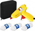 Mini Hot Glue Gun Kit with 30 Glue Sticks and Carrying Case, 15W Fast by Unknown