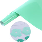 Tintnut Pale Blue Lily Puff Heat Transfer Vinyl Roll, easy cut & weed, stretch by Tintnut