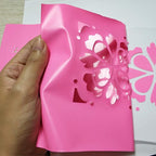 guangyintong Heat Transfer Vinyl Pink HTV Rolls, Glossy Surface HTV Vinyl - Image 2