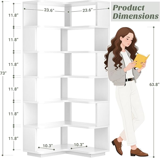 Armocity Corner Book Shelf - Image 3