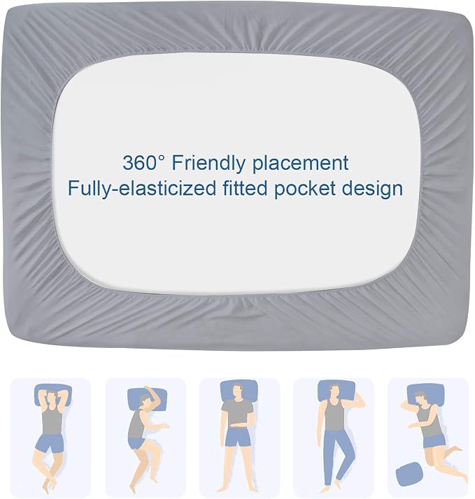 King Mattress Protector Pad Waterproof Quilted, Breathable & Cooling King Size - Image 7