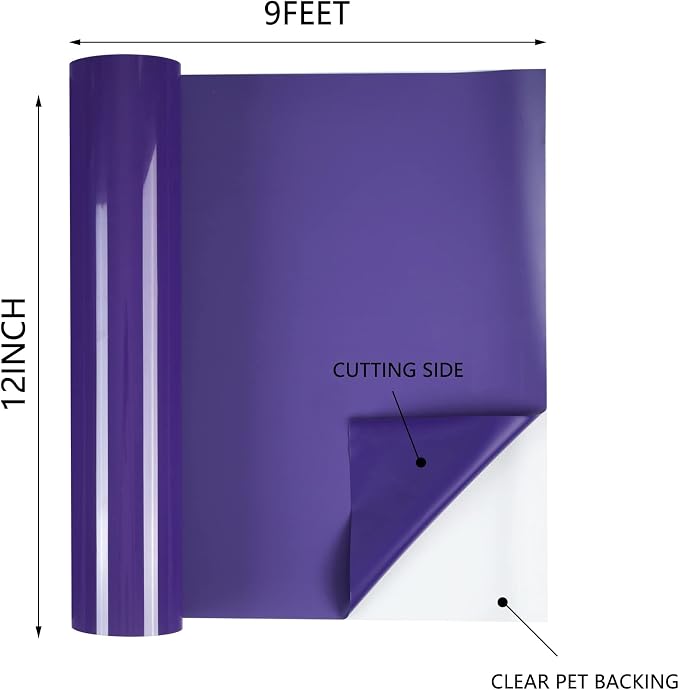 HTVVETUR HTV Vinyl Rolls Heat Transfer Vinyl - Image 2