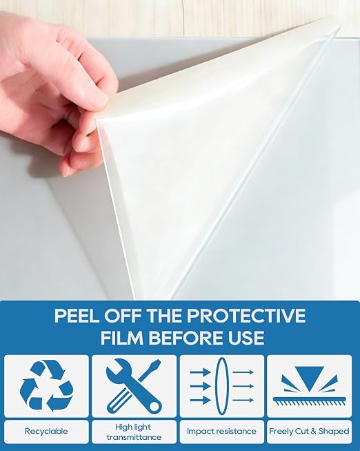 10 PCS Clear Acrylic Sheets, Photo Frame Display, and DIY Craft Projects - Image 3