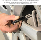 Car Brake Pad Thickness Measure Tool, Brake Shoe Gauge Measuring Tool - Image 4