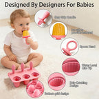 Silicone Baby Popsicle Molds for Teething Relief - Image 2