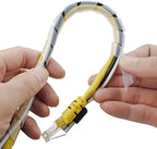 26Ft XHF 3/8" Clear Spiral Cable Wrap 10mm Cord - Image 5
