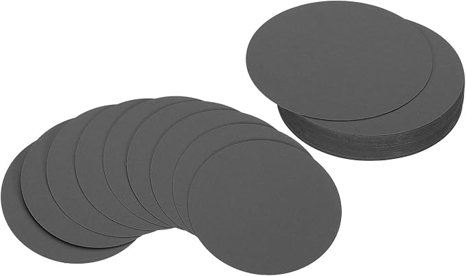 PATIKIL 6inch Circle Card Stock, Kraft Color by PATIKIL