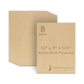 1/4 Inch Baltic Birch Plywood 6 mm B/BB Grade Craft Wood, by Woodpeckers
